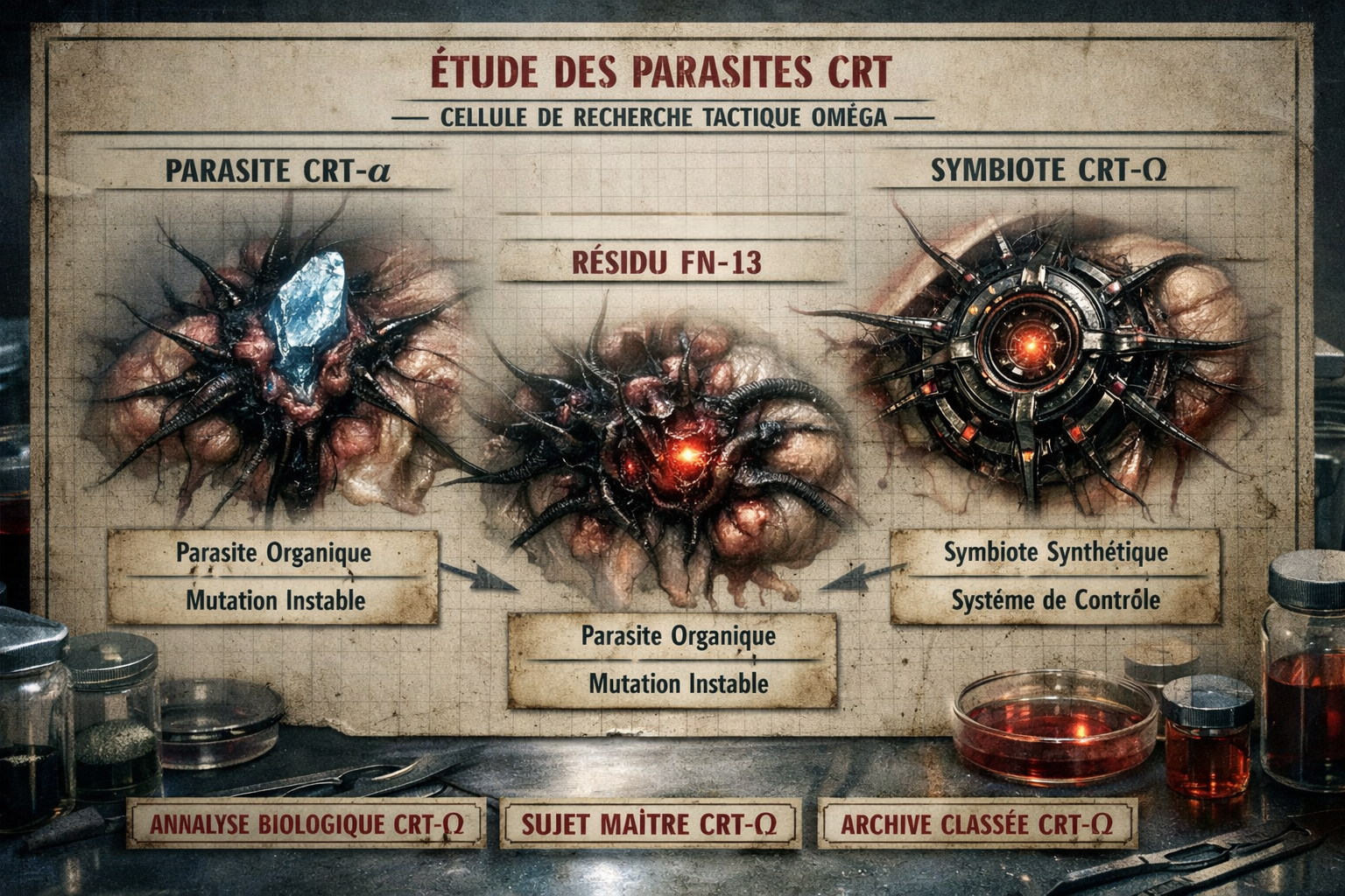 Étude des parasites CRT